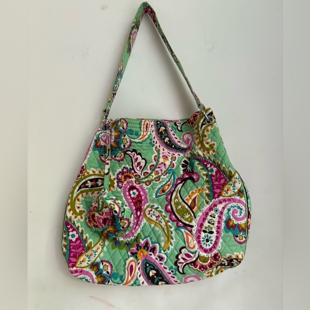 Vera Bradley Tote Bag TUTTIFRUTTI Sweet Treat Tote Bag Multicolor Magnetic Close